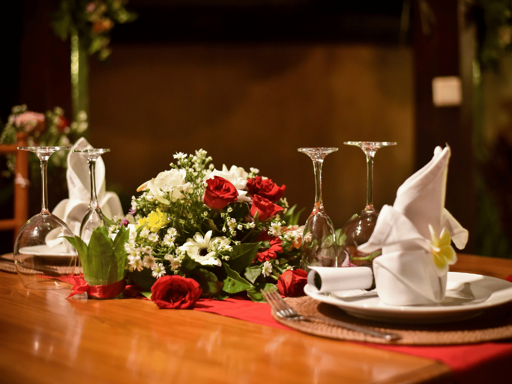 Restaurant at Hotel Villa Lumbung