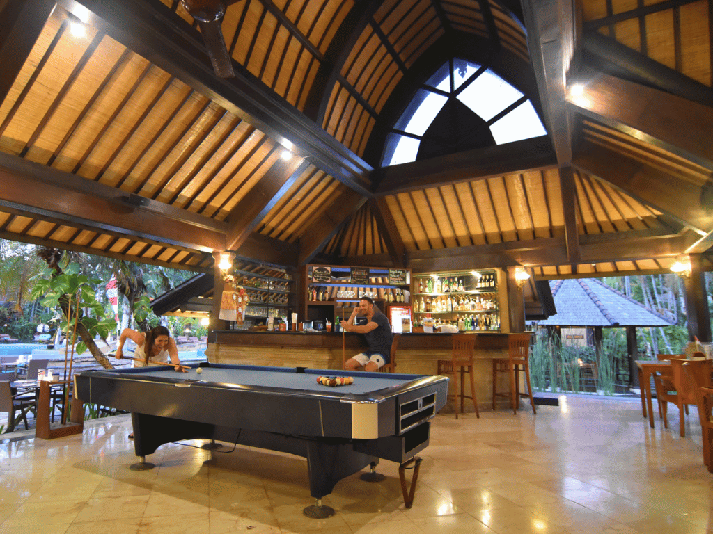 Restaurant at Hotel Villa Lumbung